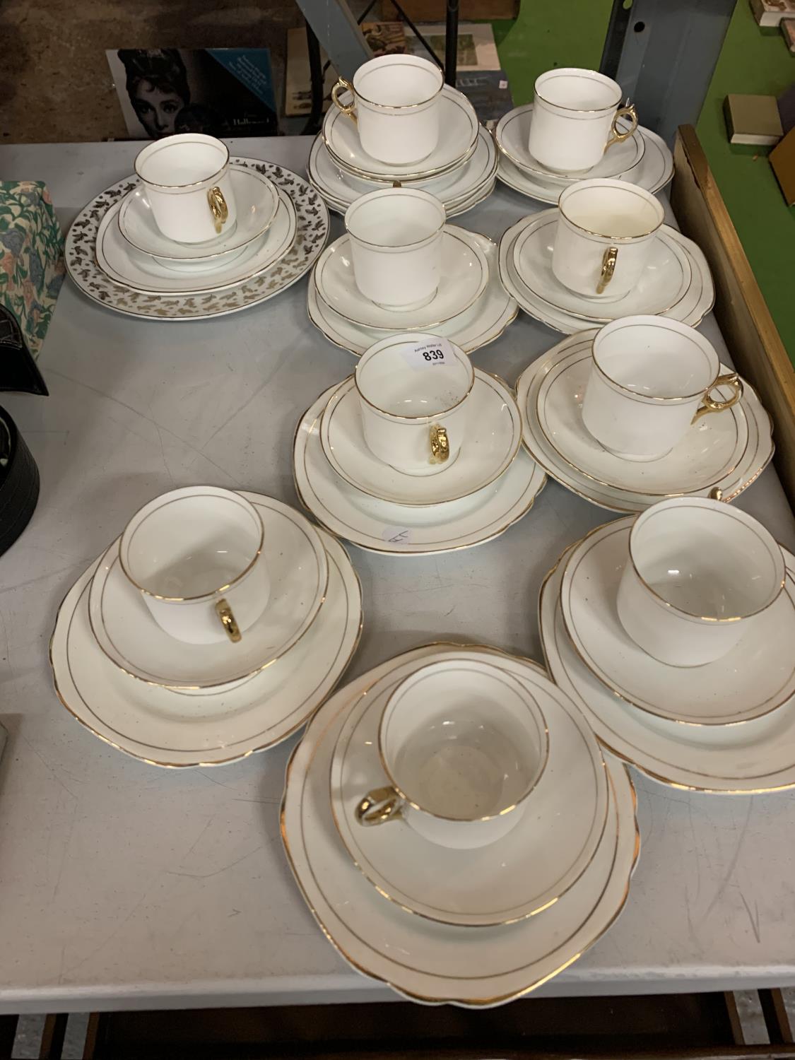 A QUANTITY OF ROSINA CHINA TO INCLUDE TEN TRIOS