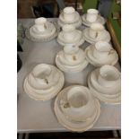 A QUANTITY OF ROSINA CHINA TO INCLUDE TEN TRIOS