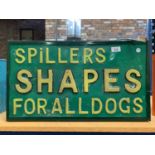 A 'SPILLER SHAPES FOR ALL DOGS' ILLUMINATED LIGHT BOX ADVERTISING SIGN