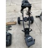 AN ELECTRIC GOLF TROLLEY