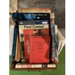 AN ASSORTMENT OF AUTOMOBILE RELATED BOOKS