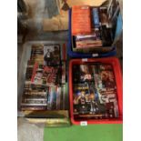 A LARGE QUANTITY OF DVDS OF VARIOUS GENRES