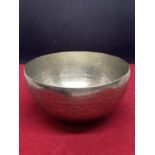 A AFRICAN SILVER BOWL