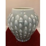 A PILKINGTONS LANCASTRIAN POTTERY GREY GLAZE VASE WITH SPOTS 1948-1957 ARTIST JOHN BRANNAN J3