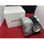 A NEW AND BOXED LORUS DIVERS WRIST WATCH TO 50M IN WORKING ORDER
