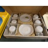 A BOX OF RETRO PRESENTATION TABLEWARE BY PHOENIX