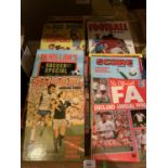 A LARGE QUANTITY OF VINTAGE BOOKS RELATING TO FOOTBALL