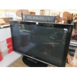A 42" PANASONIC TELEVISION WITH REMOTE CONTROL AND BELIEVED IN WORKING ORDER BUT NO WARRANTY
