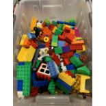 A LARGE BOX OF ASSORTED DUPLO