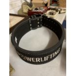 A NEW POWER LIFTER'S BELT