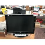 A 22" JVC TELEVISION WITH REMOTE CONTROL BELIEVED IN WORKING ORDER BUT NO WARRANTY