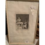 A FRAMED ETCHING NUMBER 22 BY J MYNDE