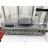 A TOSHIBA STERO CASSETTE DECK RECORD PLAYER BELIEVED IN WORKING ORDER BUT NO WARRANTY