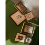 AN ASSORTMENT OF FRAMED PRINTS