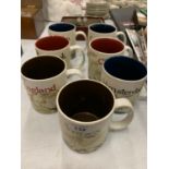 SEVEN STARBUCKS ICON CITY/COUNTRY 16OZ MUGS TO INCLUDE CALGARY AND BANGKOK ETC