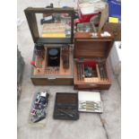 VARIOUS WATCHMAKER'S PARTS AND TOOLS - PUNCHES ETC