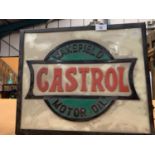 A 'WAKEFIELD CASTROL MOTOR OIL' ILLUMINATED LIGHT BOX ADVERTISING SIGN