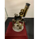 A COOKE, TROUGHTON AND SIMMS VINTAGE MICROSCOPE
