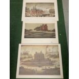 AN ASSORTMENT OF L.S.LOWRY PRINTS TO INCLUDE 'THE LONELY HOUSE','THE ACCIDENT' AND TWENTY COPIES