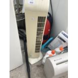 A MIXED GROUP TO INCLUDE A TOWER FAN, A VAX STEAM FRESH COMBI CLASSIC FLOOR CLEANER WITH CLEANING