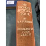 A VINTAGE 'MR SPONGES SPORTING TOUR' HARDBACK BOOK