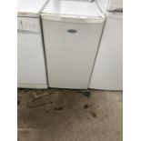 A WHITE UNDER COUNTER FRIDGE BELIVED WORKING