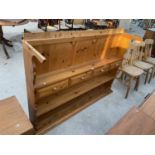 A PINE DRESSER TOP