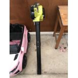 A RYOBI PETROL LEAF BLOWER