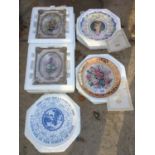 AN ASSORTMENT OF COMEMERATIUVE PLATES