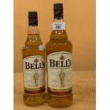 ONE LITRE BOTTLE AND ONE 75CL BOTTLE OF BELL'S BLENDED SCOTCH WHISKEY