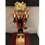 A ' KING OF NUTCRACKERS' CHRISTIAN STEINBACH NUTCRACKER (APPROX. 40CM)