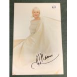 A SIGNED PHOTOGRAPH OF DAME HELEN MIRREN