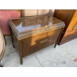 AN OAK BLANKET CHEST