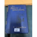 A VINTAGE 'THE MEMORIES OF SHERLOCK HOLMES' HARDBACK BOOK BY A.CONAN DOYLE