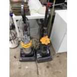 A DYSON DC14 VACUUM CLEANER WITH FURTHER DYSON DC33 VACUUM CLEANER BOTH BELIEVED IN WORKING ORDER