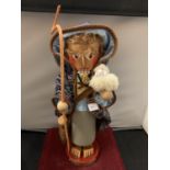 A 'JOSEPH AND HIS COAT OF MANY COLOURS' STEINBACH NUTCRACKER, SIGNED (APPROXIMATELY 40CM)