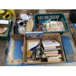 VARIOUS HOUSEHOLD CLEARANCE ITEMS - BOOKS, WHISK ETC