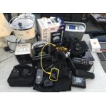 A VERY LARGE QUANTITY TO INCLUDE A DELONGHI COFFEE MACHINE, THREE ROBERTS RADIOS, SONY RADIO,