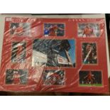 SEVERAL MOUNTED COLOUR PHOTOGRAPHS, ONE SIGNED, OF LIVERPOOL PLAYER STEVEN GERRARD