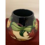 A MOORCROFT 4 INCH ANNA LILY VASE