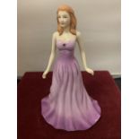 A ROYAL DOULTON FIGURINE THE GEMSTONES COLLECTION FEBRUARY AMETHYST