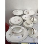 A ROYAL DOULTON 'TUMBLING LEAVES' DINNER SERVICE