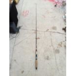 A TWO PIECE SPINNING ROD