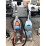 A VAX RAPIDE XL CARPET WASHER WITH FURTHER VAX RAPIDE ULTIMATE CLEANER