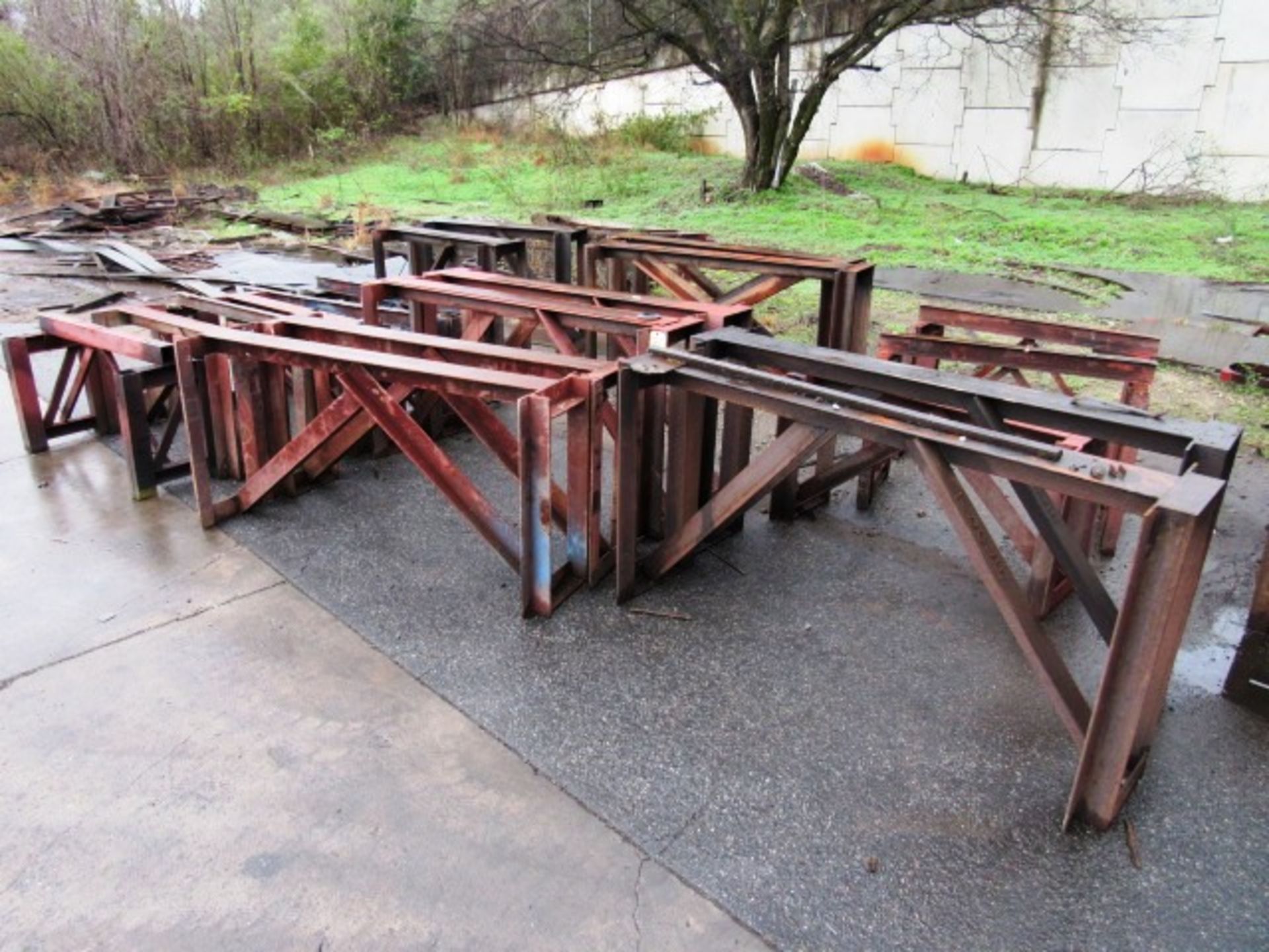 Approximately (20) Steel Sawhorses