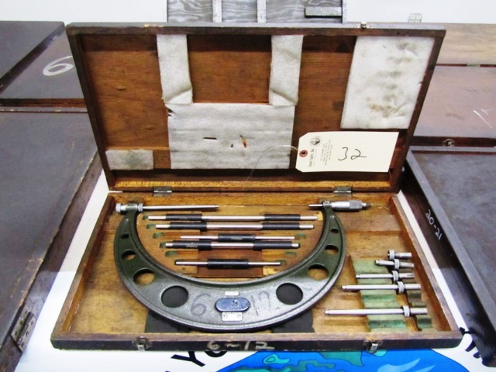 Mitutoyo 6''-12'' OD Micrometer with Standards
