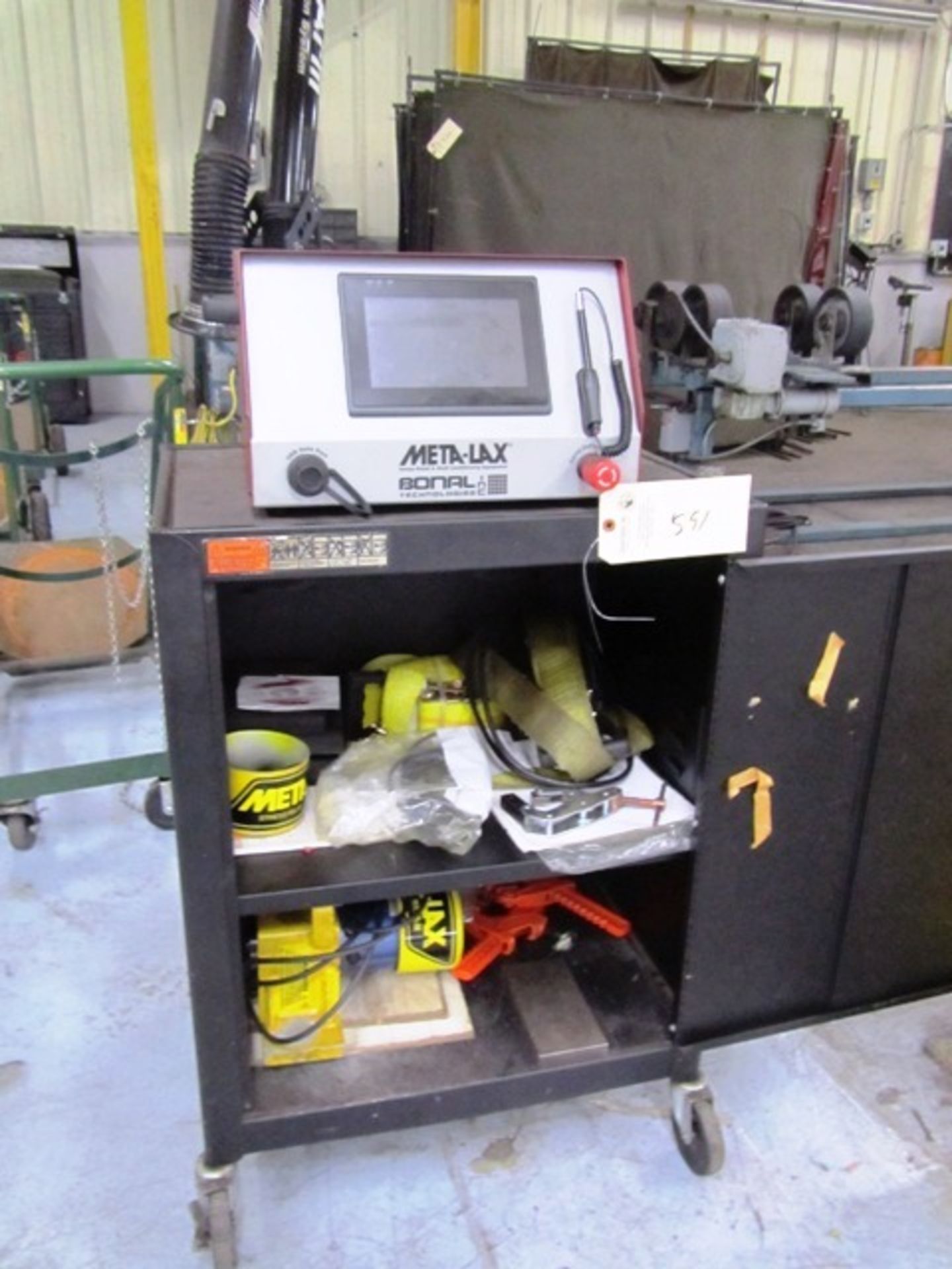 Meta-Lax Model 2400 Stress Relief & Weld Conditioning Unit with Portable Cabinet, sn:3166