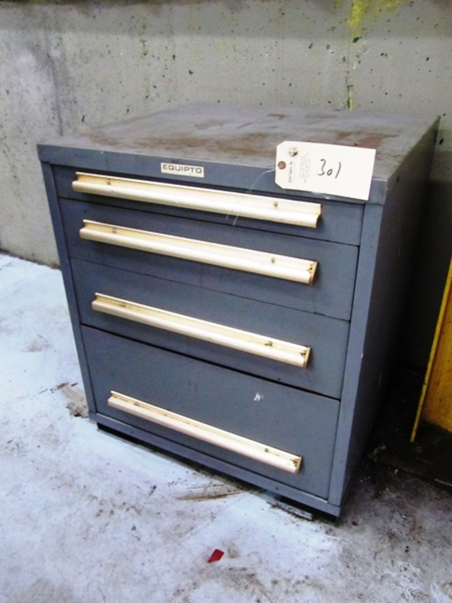 Equipto 4 Drawer Vertical Tool Cabinet