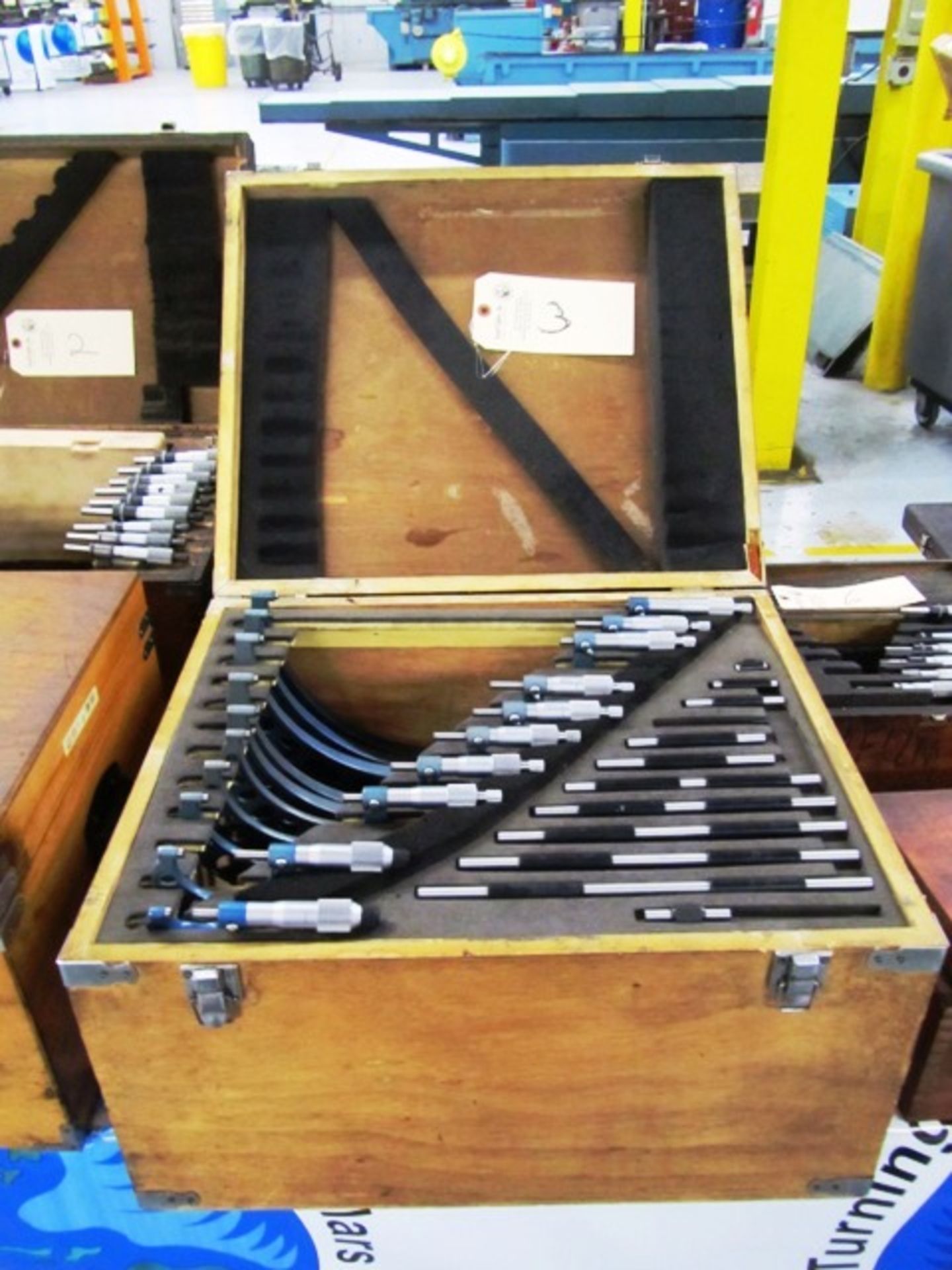 Fowler 0''-1'' - 11''-12'' Standard Micrometer Set