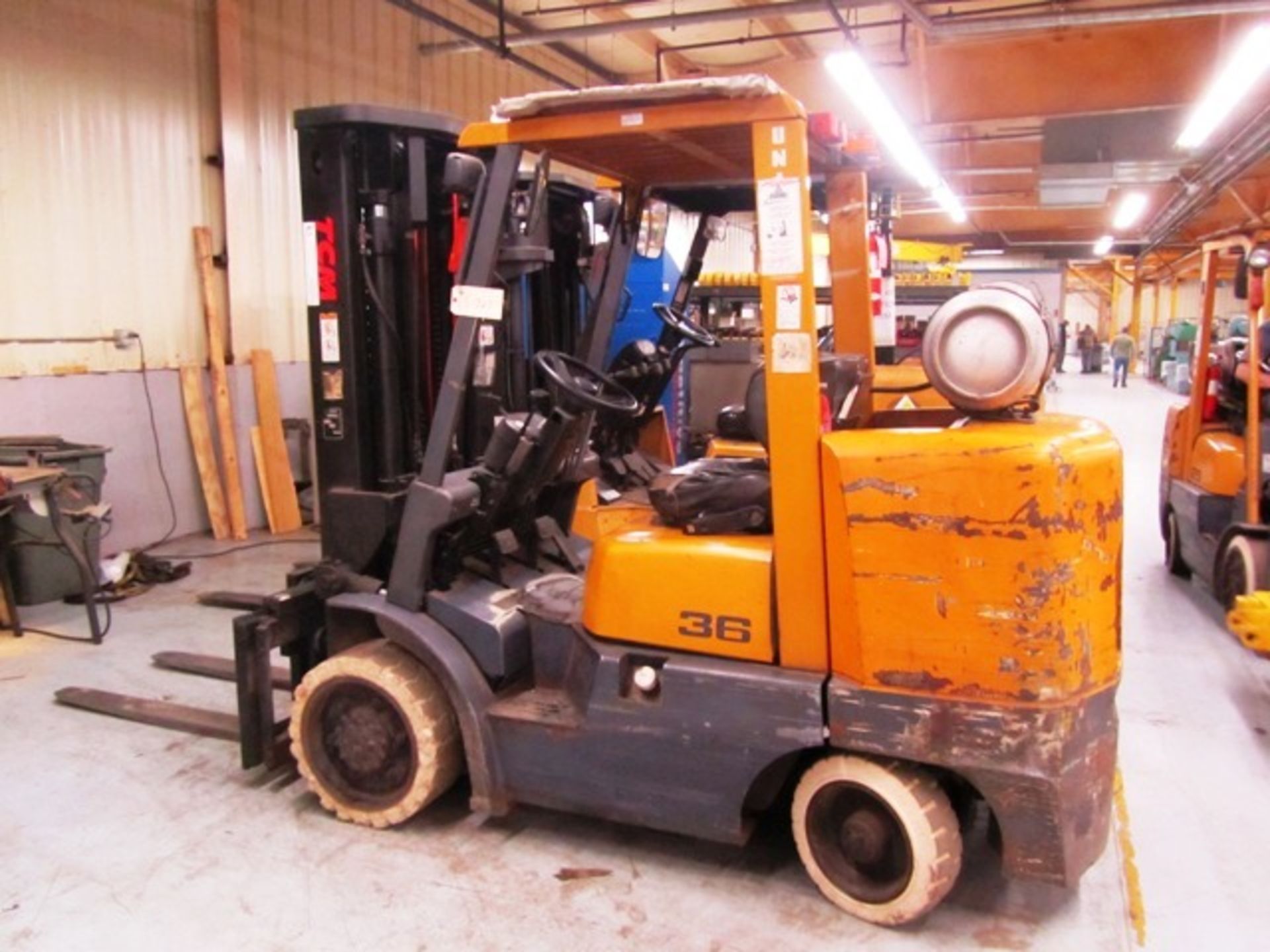 TCM Model FCG-36N7 7,000lb Capacity Propane Forklift